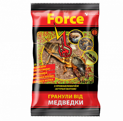 Інсекто-акарицид Force Force Гранули від медведки, 150 г