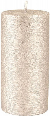 Свеча SS 55/110 мм серебристый шелк