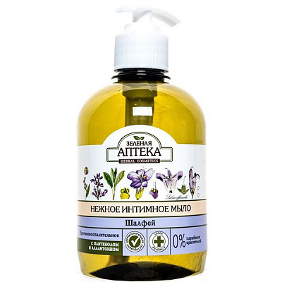 Мыло для интимной гигиены Зеленая аптека Шалфей 370 мл