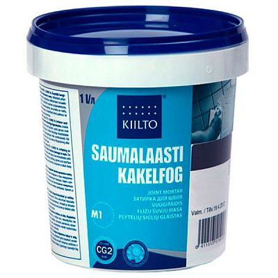 Фуга Kiilto Kesto 64 серо-зеленая 1 кг