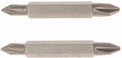 Набір біт Irwin двобічних 50 мм Ph1 / Ph2 2 шт.
