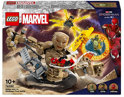 Конструктор LEGO Super Heroes Человек-Паук vs. Песчаный человек: Решающая битва 76280