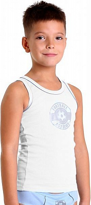 Майка дитяча для хлопчика KOSTA Майка дитяча р.134 білий