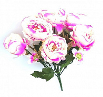 Букет троянд півоній штучних 7043 Квіти від королеви