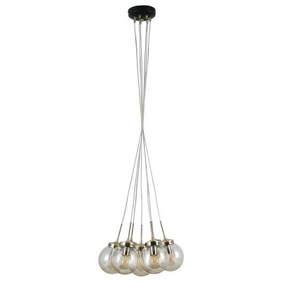 Подвес Victoria Lighting 7x5 Вт E14 прозрачный/хром Sparks/SP7 