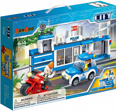 Конструктор BanBao new city поліція та мотоцикл 7032