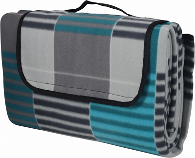 Коврик для пикника UP! (Underprice) клеточка 175x135 см голубой