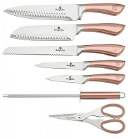 Набор ножей в колоде Metallic Line ROSE GOLD Edition 6 предметов BH 2374 Berlinger