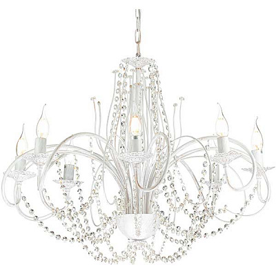 Люстра подвесная Victoria Lighting 8xE14 белый Arfa/SP8 