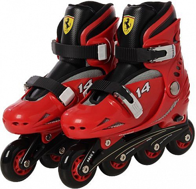 Роликові ковзани Ferrari FK7-BLACK р. 33-36 червоний