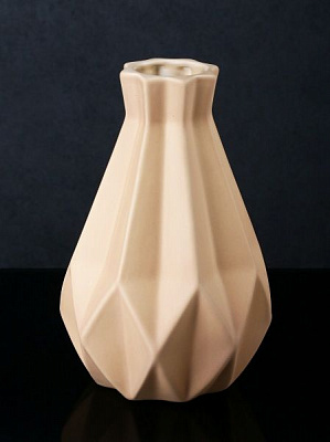 Ваза Азуми h=22 см кремовая Наша Кераміка