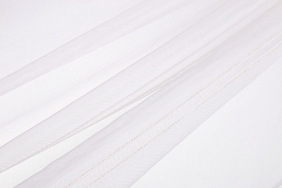 Тканина тюлева 300 см сітка сіра