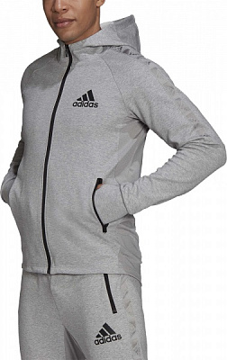 Джемпер Adidas M MT FZ HD H28797 р. XL сірий