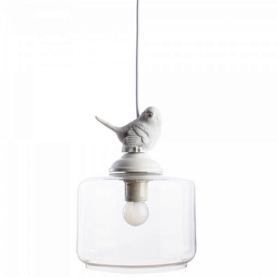 Люстра підвісна Arte Lamp Frescura 1x40 Вт E27 біле скло A8029SP-1WH