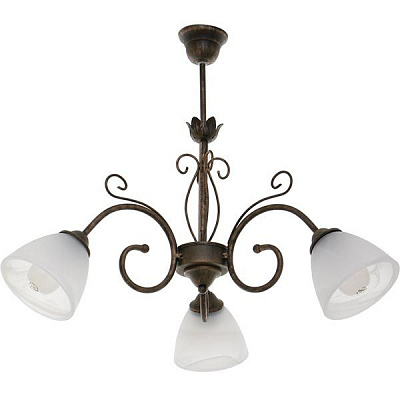 Люстра подвесная Геотон НСБ 02-3х60-156 Ф333 3xE27 античная медь 47282 