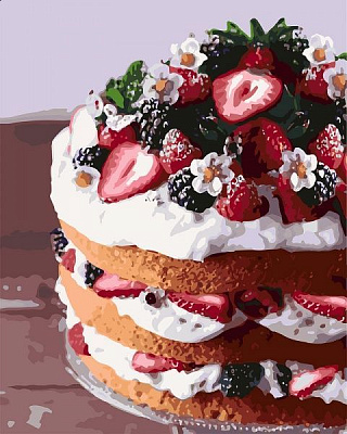 Картина за номерами Полуничний присмак Ідейка