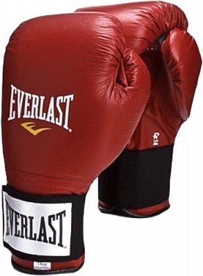 Боксерські рукавиці Everlast Pro Training Gloves Velcro 10oz 141000 червоний