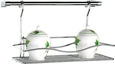Полка на рейлинг Tekno-Tel MG 041 Multipurpose Hanger 30x26x11 см хром