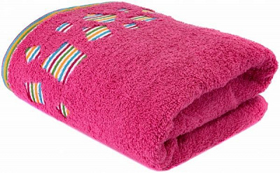 Полотенце RAINBOW NEW 70x140 см розовый 