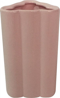Ваза керамическая розовая Облачко 2 18 см