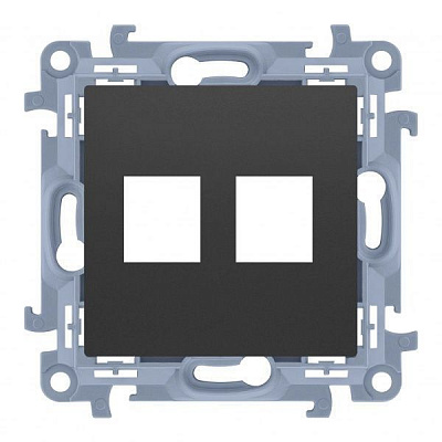 Адаптер HDMI Simon 10 TF+РС черный матовый CKP2.01/49