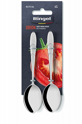 Набір чайних ложок Orion 6 шт. RG-3112-6/4 Ringel