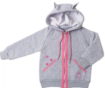 Куртка дитяча Габбі р.98 сірий KR-09-18