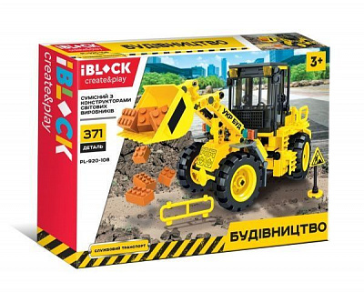 Конструктор строительный Iblock Строительство 371 деталь PL-920-108