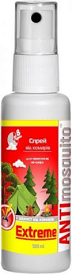 Спрей від комарів, мошок і гедзів Antimosquito Екстрім 100 мл