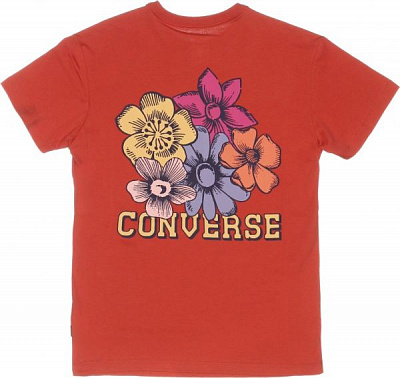Футболка Converse FLOWER RELAXED TEE 10022749-664 р. L розовый