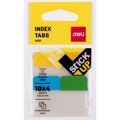 Стикеры А10702 Микс 25х38 мм Deli