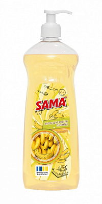 Средство для ручного мытья посуды SAMA Banana 1 кг