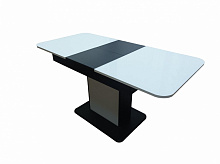 Стіл розкладний Бостон-В 1100(1450)x700x740мм білий/графіт сірий