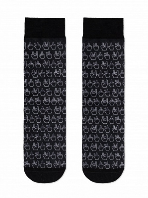 Носки мужские DiWaRi HAPPY 20С-202СП р.27 черный