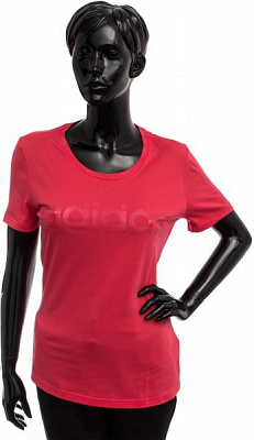 Футболка Adidas LINEAR AY4995 S коралловый