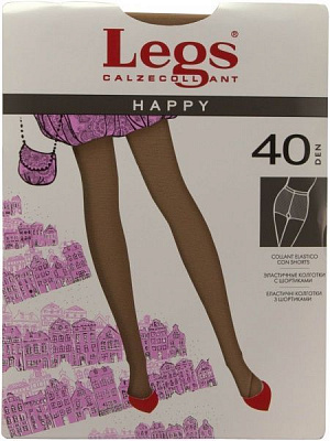 Колготки Legs HAPPY 40 den ALL DAY AMBER р. 4 бежевий