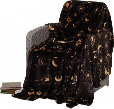 Плед Frannel Moon 160x200 см коричневий La Nuit