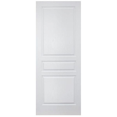 Дверное полотно Барселона 90 см белое глухое