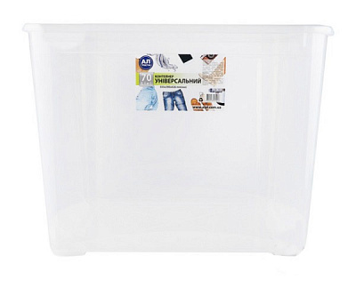 Контейнер для хранения игрушек Ал-Пластик «Easy Box» 70 л синий 426x555x390 мм