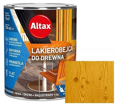 Лакобейц для деревини Altax дуб сатиновий глянець 0,75 л