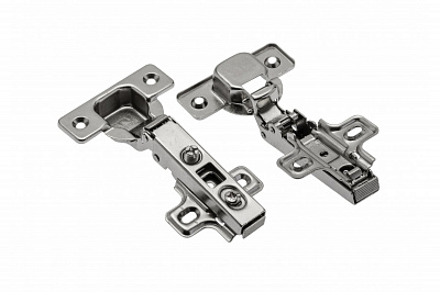 Петля накладна GTV 100° Clip-On без доводчика ZP-CONL09-BE