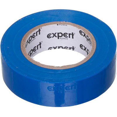 Изолента Expert Power ПВХ 0,20x19 мм 10 м синяя ПВХ