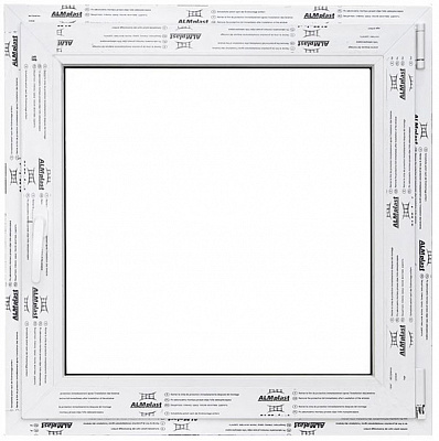 Вікно поворотно-відкидне ALMplast 4K 600x600 мм праве