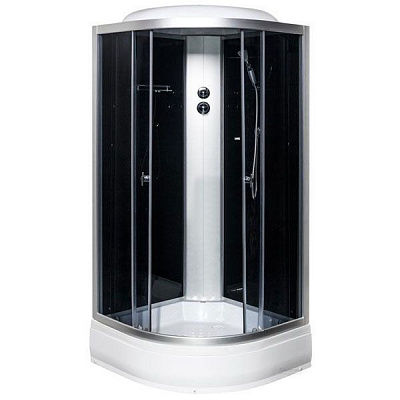 Душовий бокс UP! (Underprice) SW-9901 G 900*900*2150 стекло графит, профиль сатин