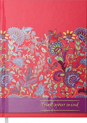 Дневник ETHNO A5 недатований кораловий Buromax 