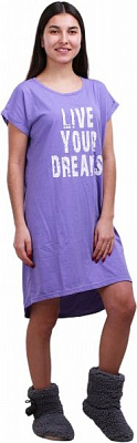 Туника домашняя La Nuit Home Dreams р. XL лиловый 