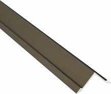 Уголок для плитки Braz Line внутренний алюминий 21 мм 2,7м бронза 