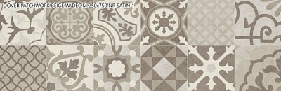 Плитка Allore Group Dover Patchwork Beige W M NR Satin 1 
