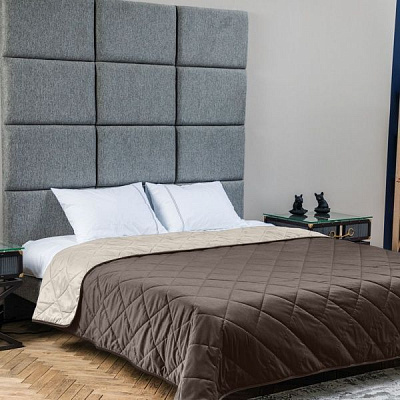 Покривало VELOUR 240x260 см La Nuit коричневий