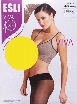 Колготки жіночі ESLI Viva р. 3 40 den melone 2 пар